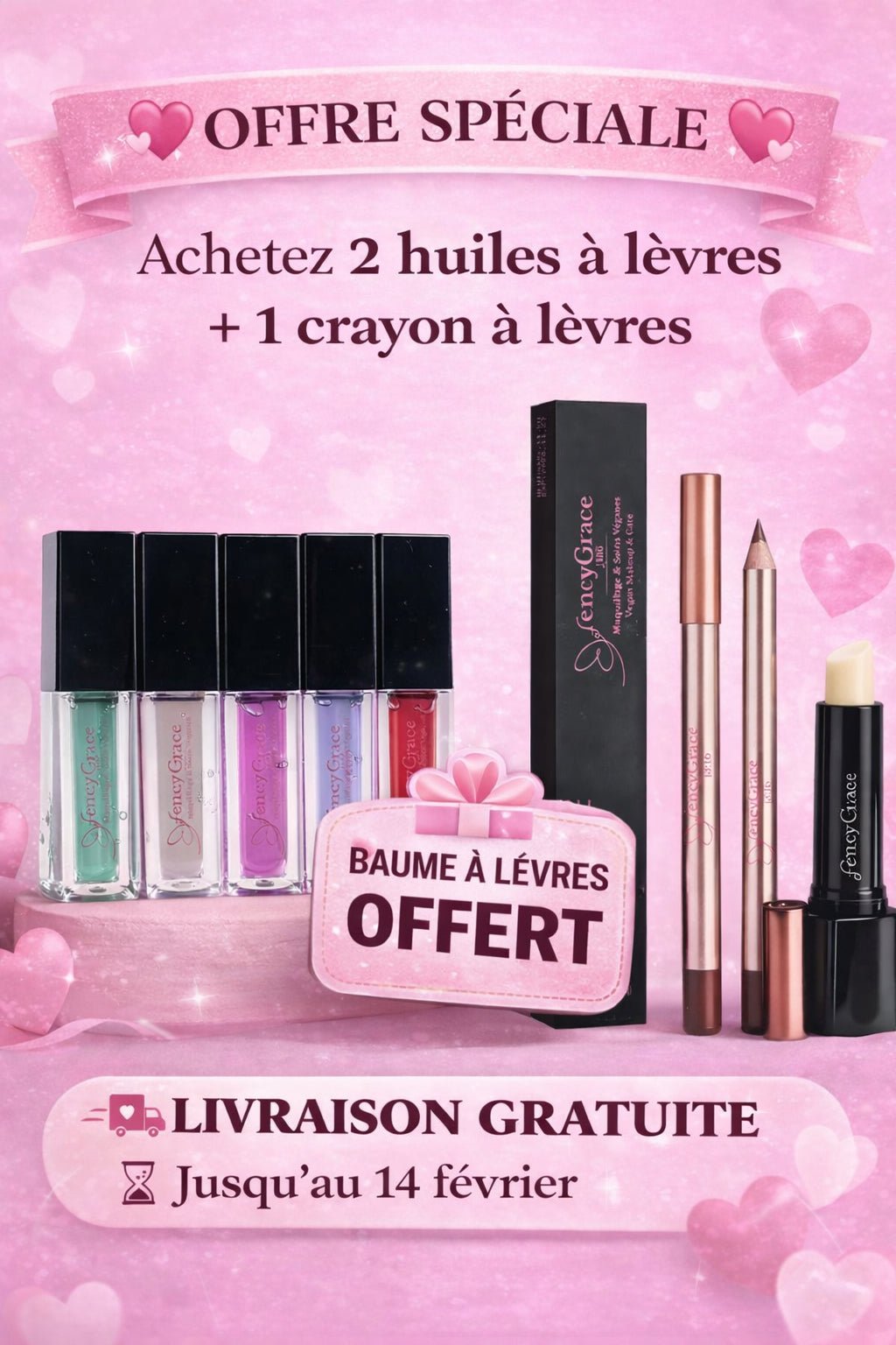 COFFRET SPÉCIALE SAINT - VALENTIN – FENCYGRACE ✨ - Fencygrace